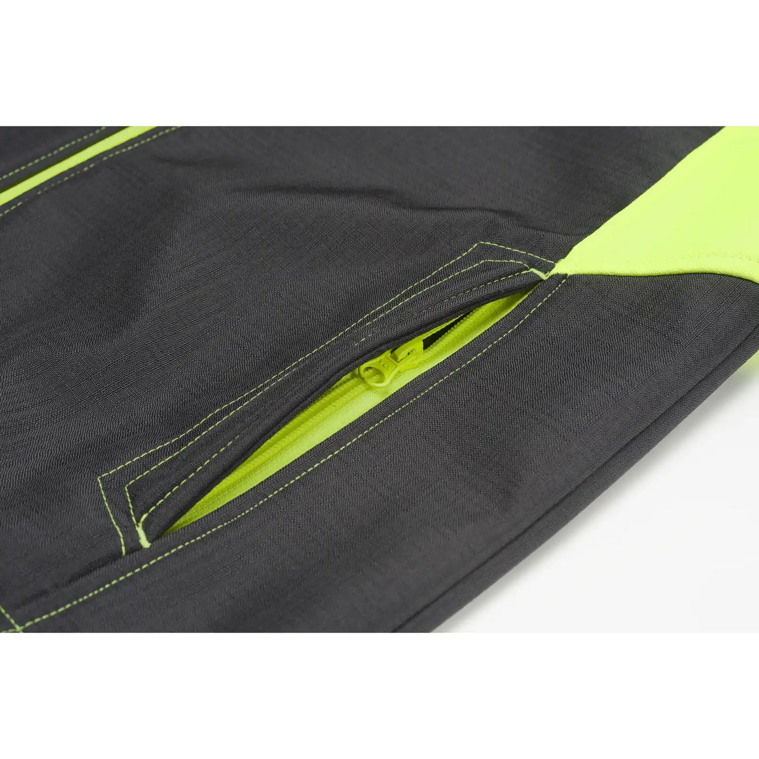 Planam Basalt Neon Softshelljacke oliv/orange XS oliv/orange - Extra Detailbild