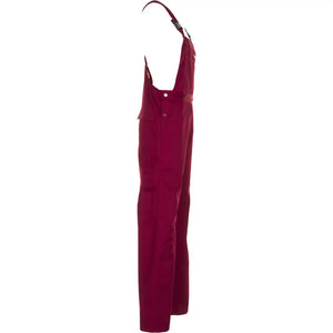 Planam MG 260 Latzhose bordeaux 102 bordeaux - Produktbild ohne Model