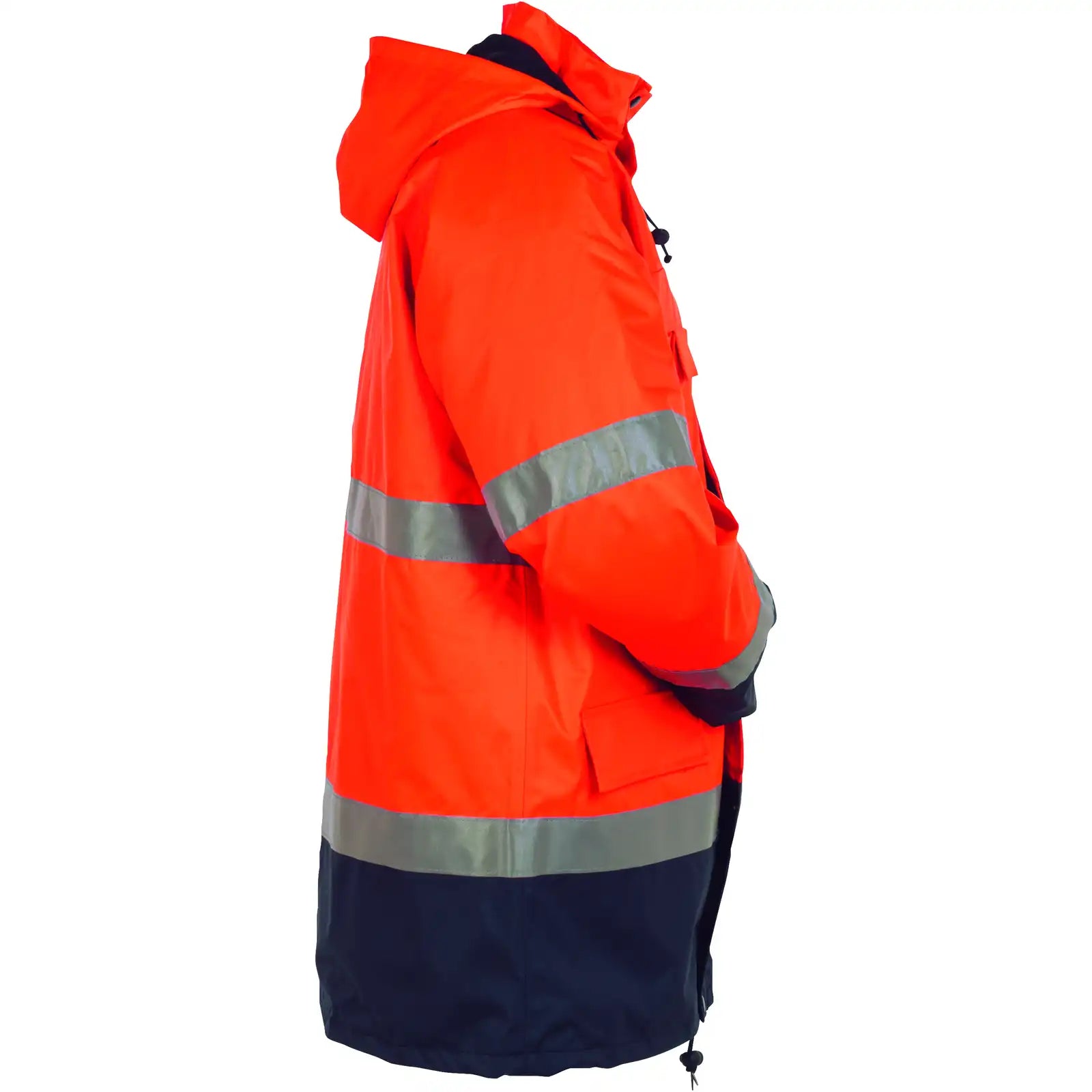 Planam Warnschutz Parka orange/marine 4XL orange/marine - Produktbild ohne Model