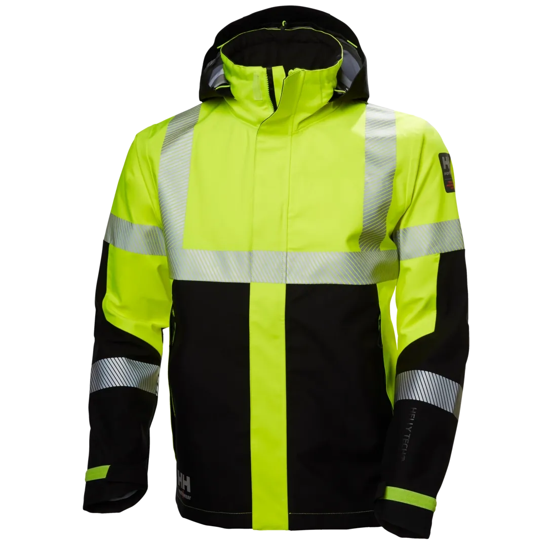 Helly Hansen Work Wear - 71172_369 - Product Flatshots-Winter 2017-Hi vis-ICU Shell Jacket-Jacket-Product Flat Shot-Product Flat Shots