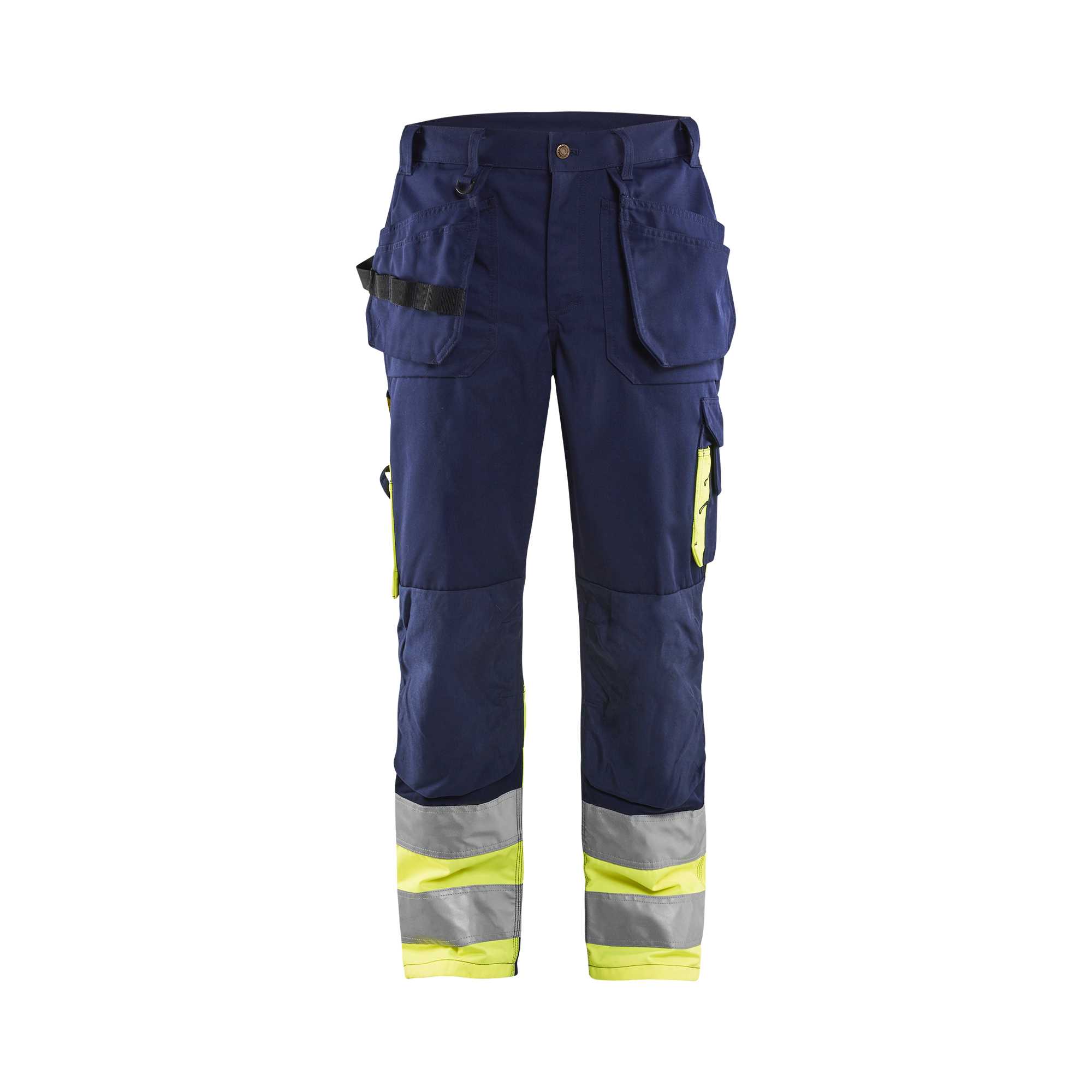 BLAKLADER 15291860 | Hi Vis Trousers Hi Vis Reflective Work Trousers Men - twill fabric