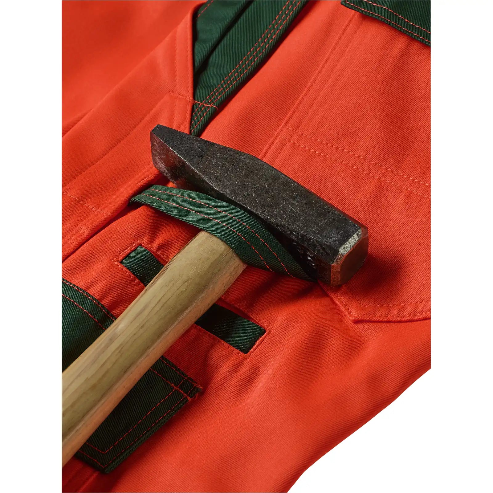 Planam Warnschutz Latzhose gelb/marine 102 gelb/marine - Extra Detailbild