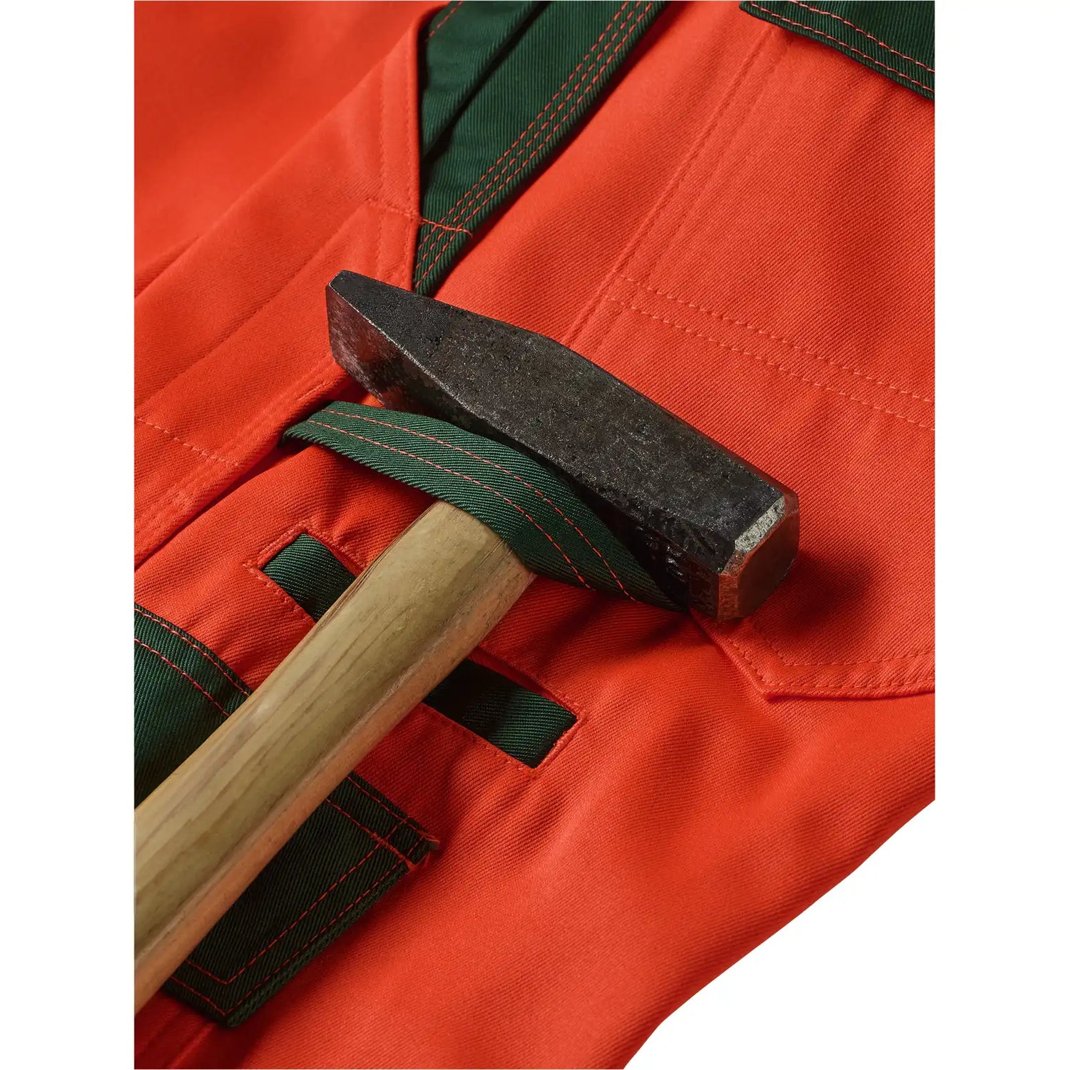 Planam Warnschutz Latzhose orange/marine 102 orange/marine - Extra Detailbild