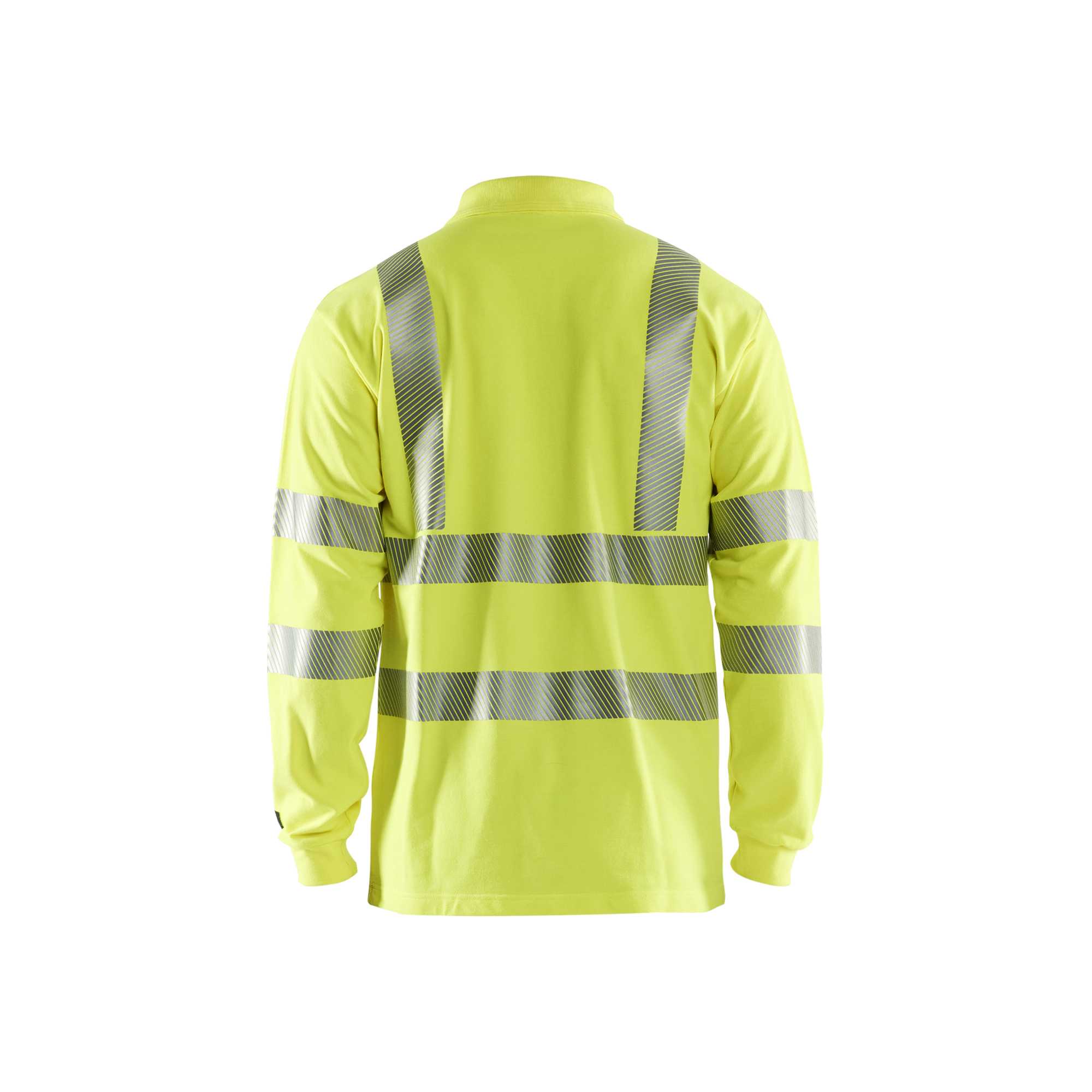 BLAKLADER 34391726 Multinorm long sleeved Polo Hi Vis Reflective Long Sleeve Work Polo MEN - Flame Retardant