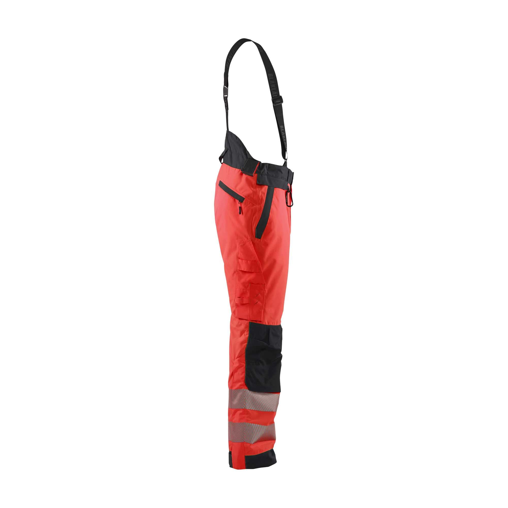 BLAKLADER 18751977 | Hi Vis Winter Trousers Hi Vis Reflective Work Trousers Men - Waterproof