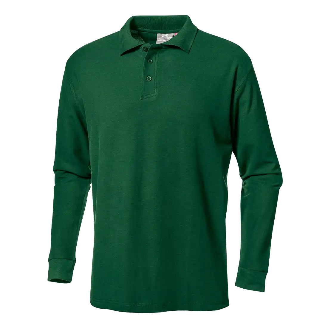 SIR SAFETY PIQUET polo long sleeve Long Sleeve Work Polo MEN - 100% Cotton