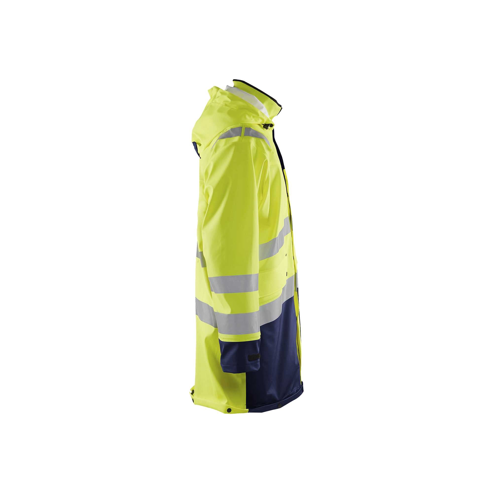 BLAKLADER 43262005 Raincoat Hi Vis LEVEL 3 Hi Vis Reflective Raincoat MEN - Waterproof