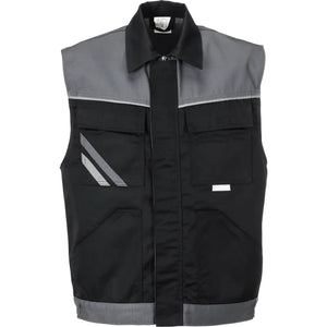 Planam Highline Arbeitsweste schwarz/schiefer/zink XS schwarz/schiefer/zink - Vorschaubild