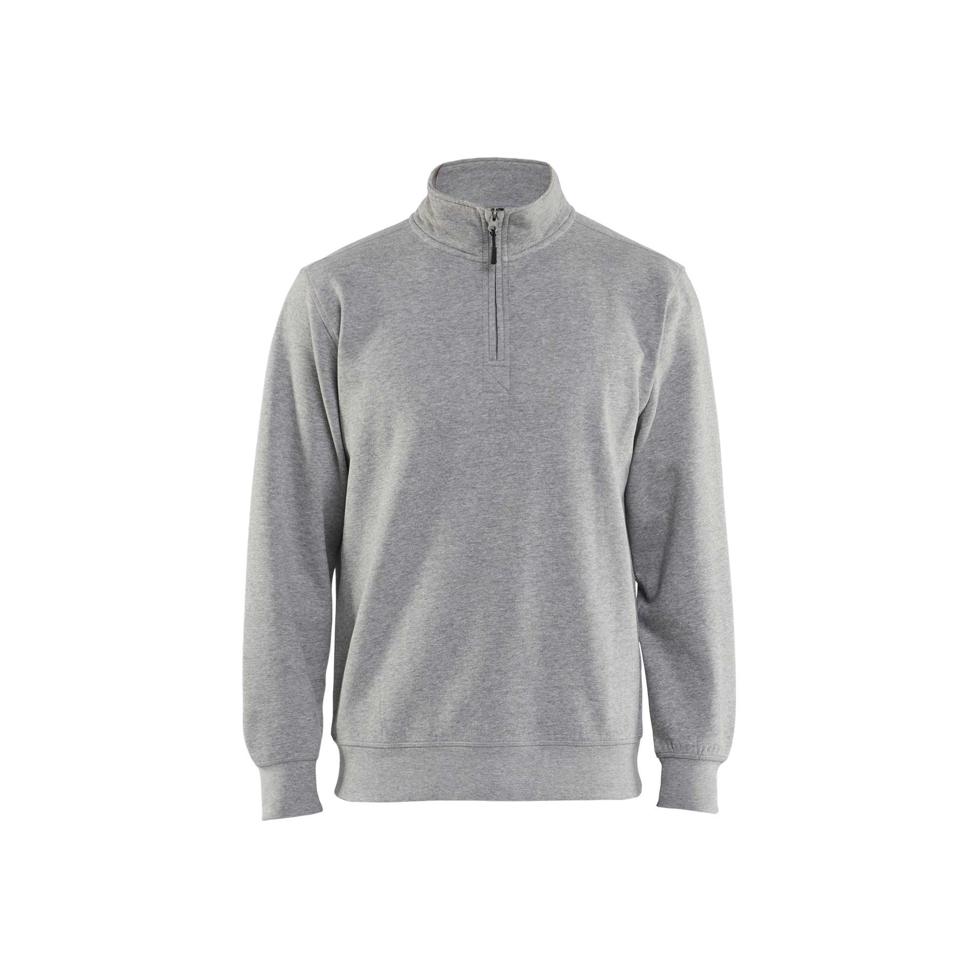 BLAKLADER 33651157 Half-zip Work Sweatshirt MEN - Brushed Terry Knit