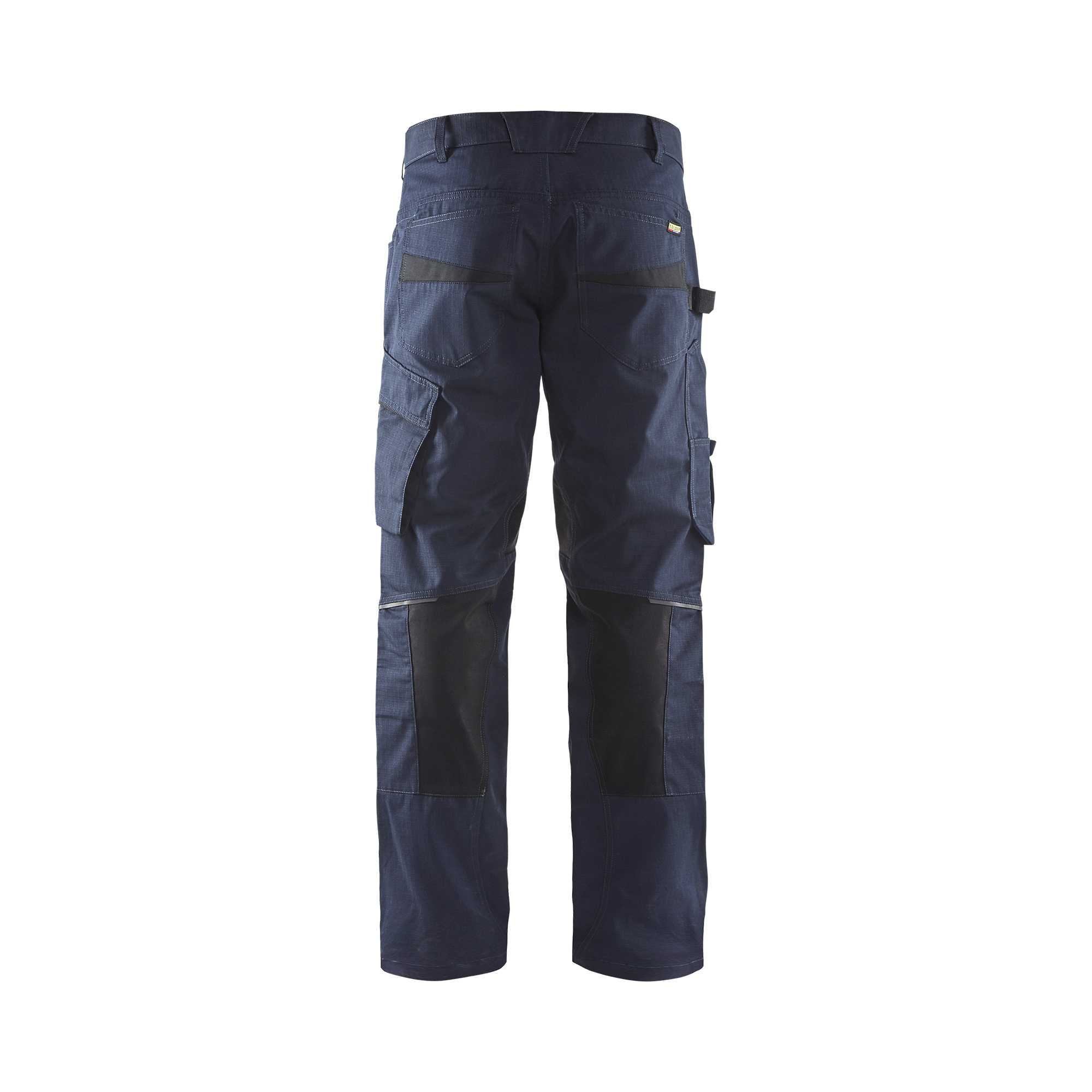 BLAKLADER 14951330 | Service Trousers with Stretch Work Trousers Men - Ripstop Fabric