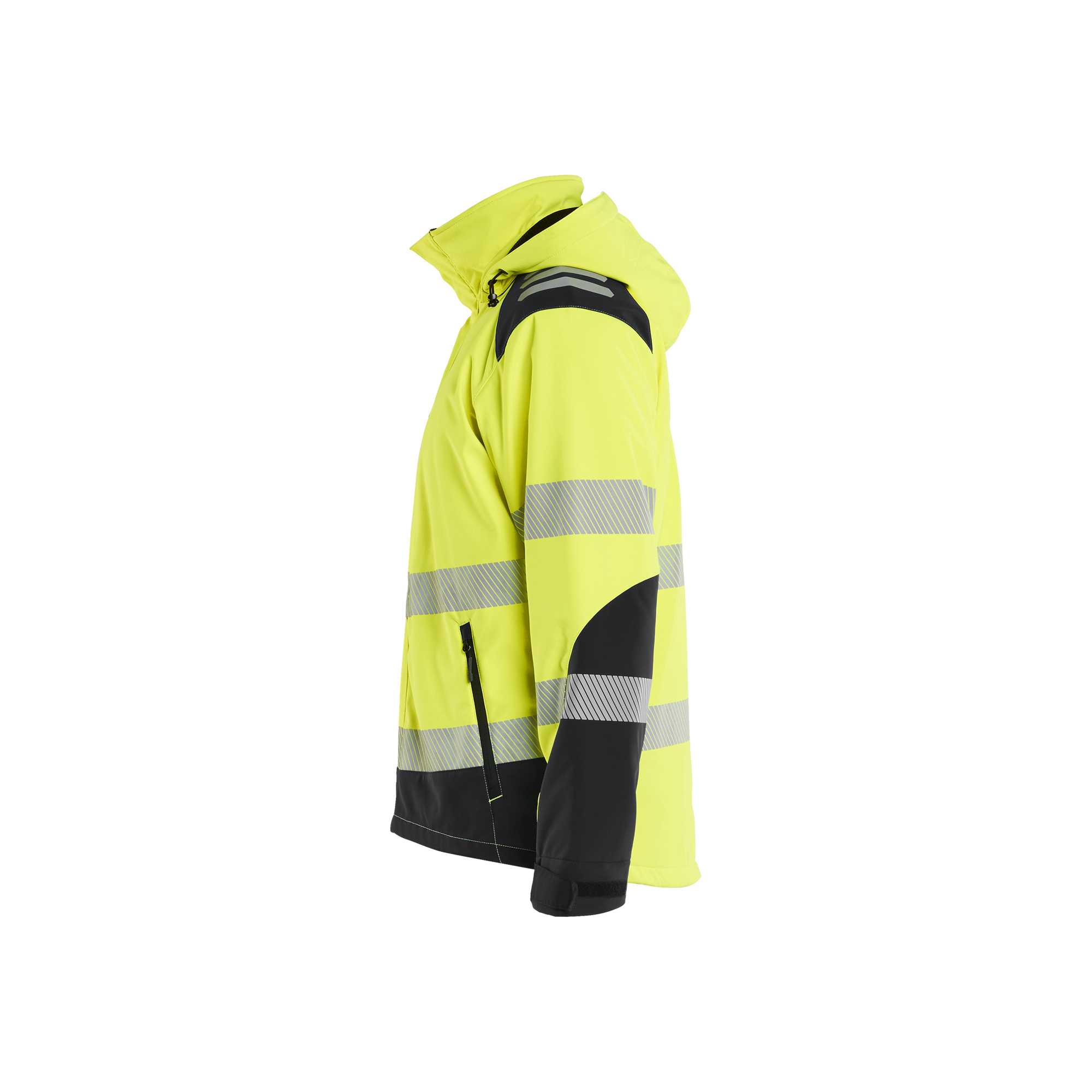 BLAKLADER 44002513 Hi vis Lightweight lined Winter Softshell Jacket Work Jacket MEN - Waterproof