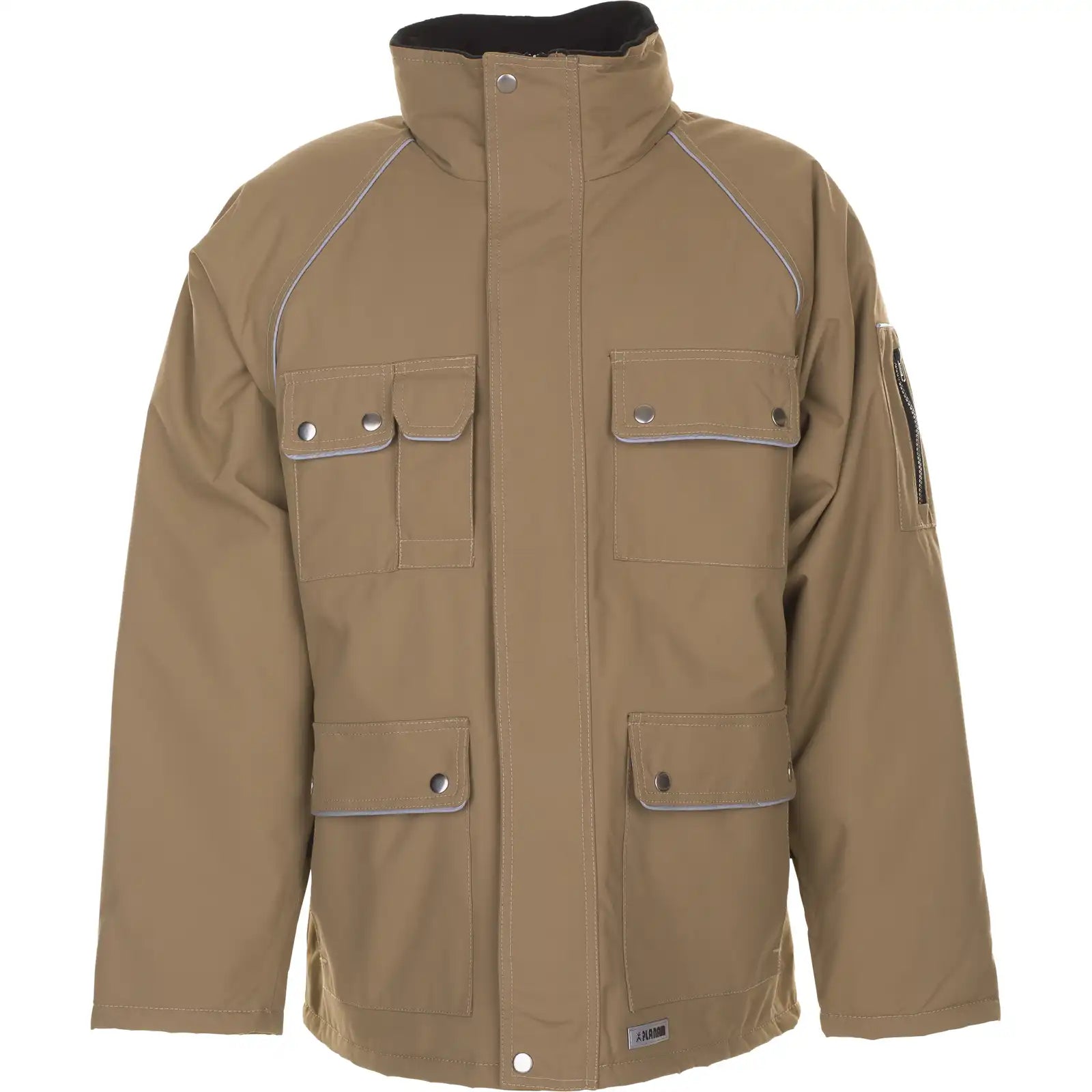 Planam Canvas 320 Winterparka khaki/schwarz 4XL khaki/schwarz - Vorschaubild