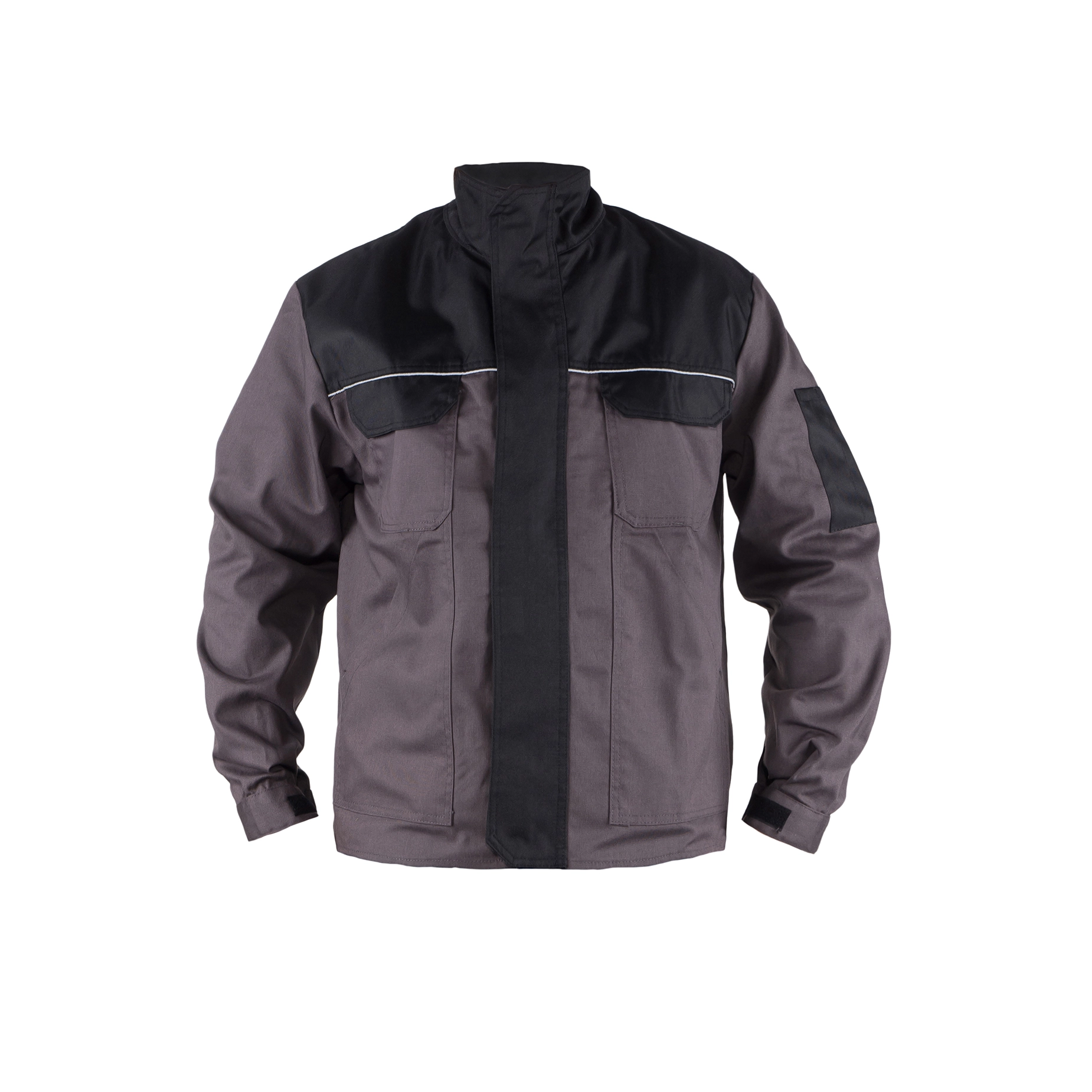 TMG Style Work jacket grey - Bundjacke-grey-front