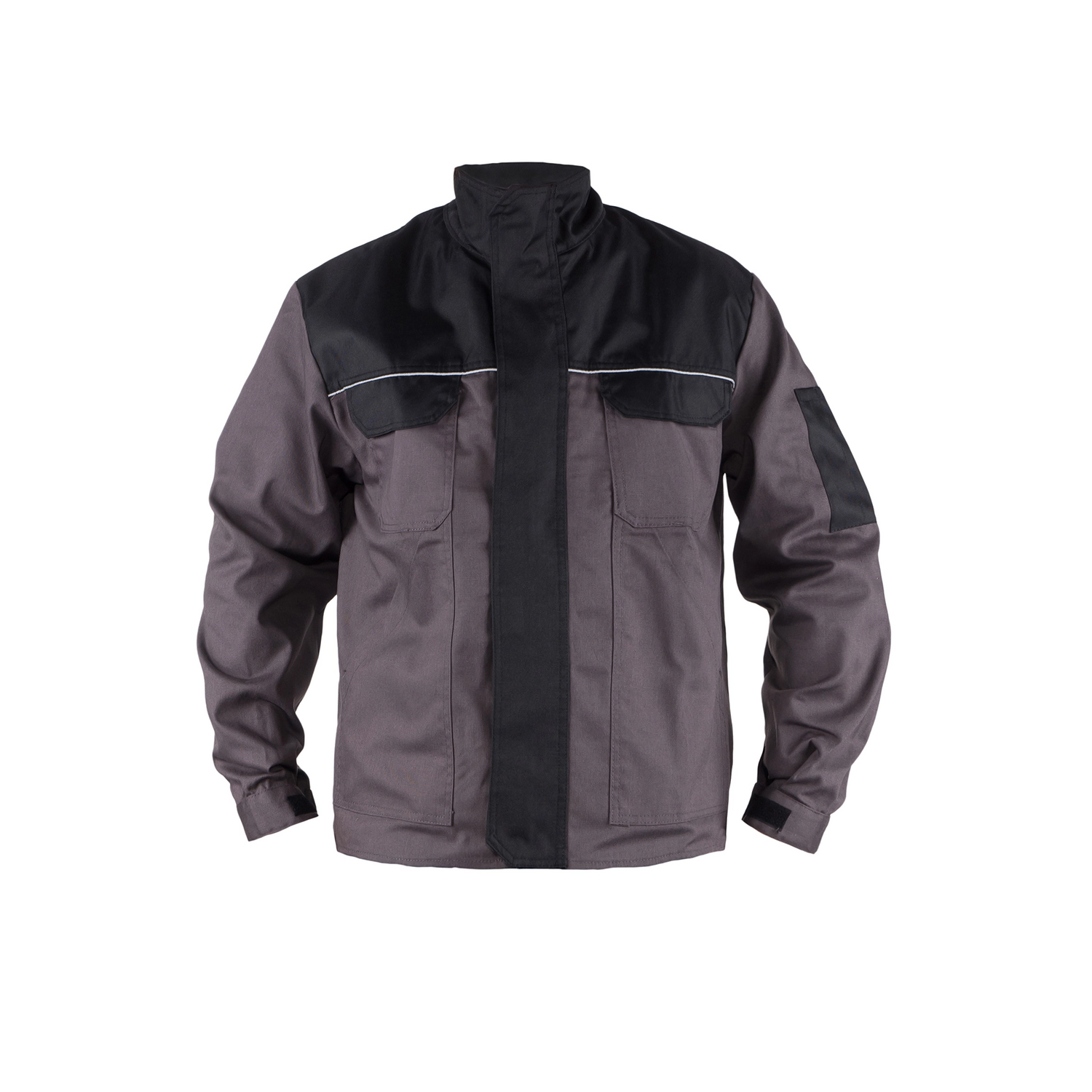 TMG Style Work jacket grey - Bundjacke-grey-front