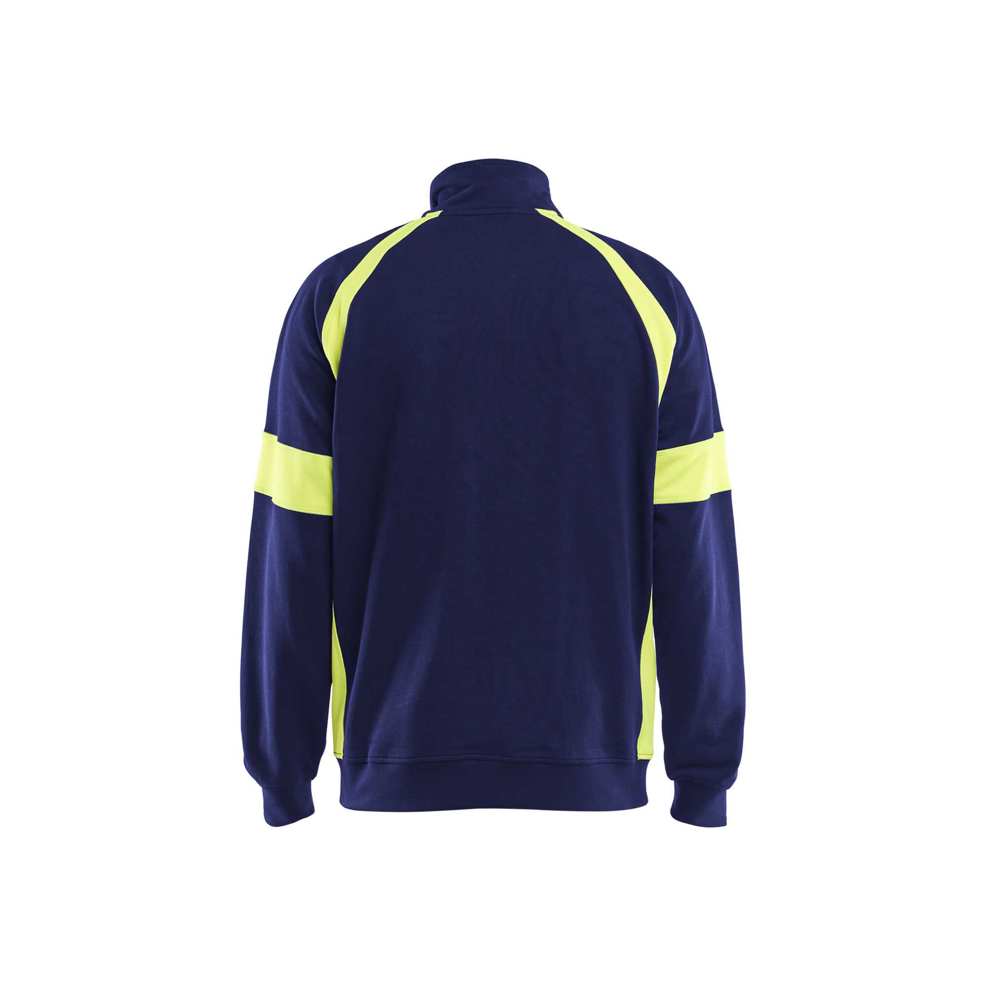 BLAKLADER 35671158 Hi Vis Reflective Full Zip Work Sweatshirt MEN - 100% Cotton