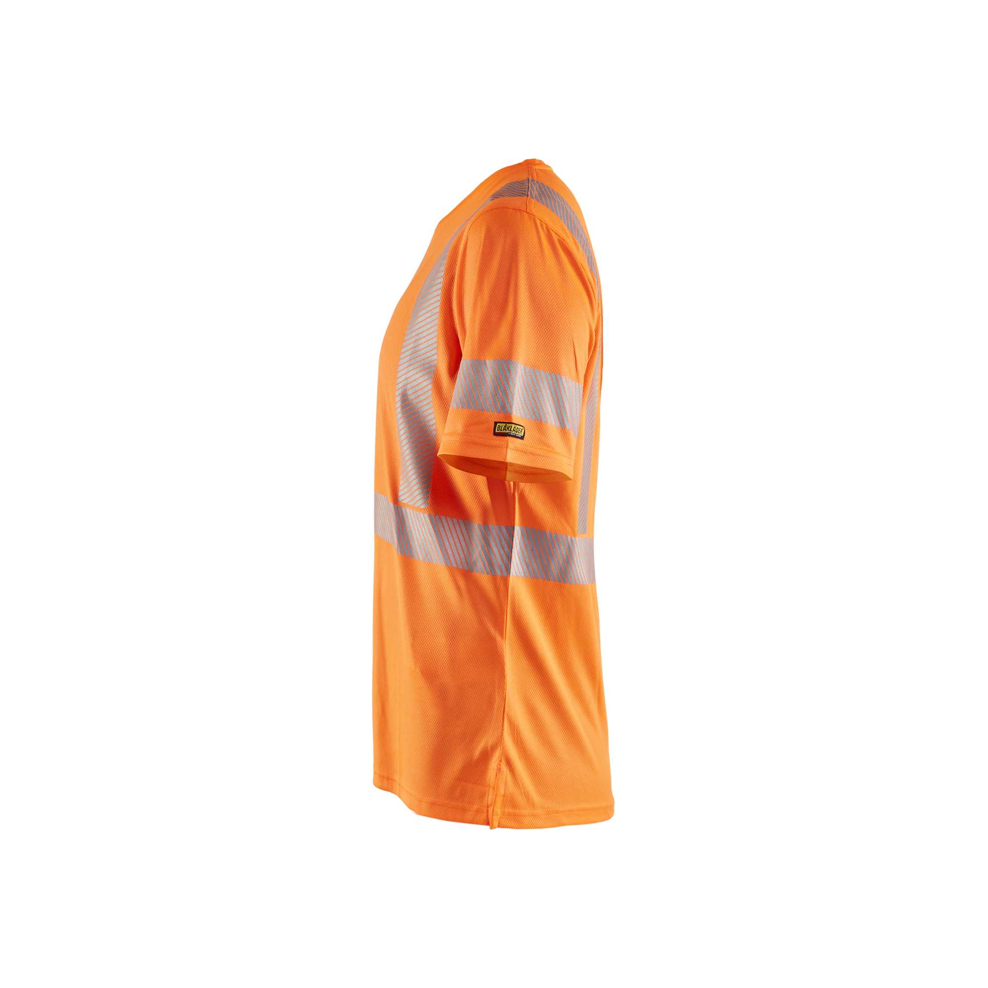 BLAKLADER 33361013 Women's UV protected Hi Vis T shirt Hi Vis Reflective Short Sleeve Work T-Shirt WOMEN - 100% Polyester