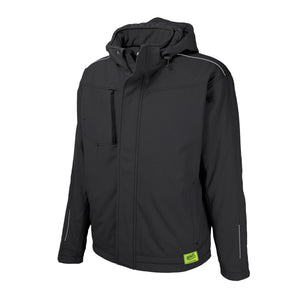 TMG Kult Worker Softshell winter jacket black - KW-230040_Winterjacke_schwarz_halbvorne_1920x1920