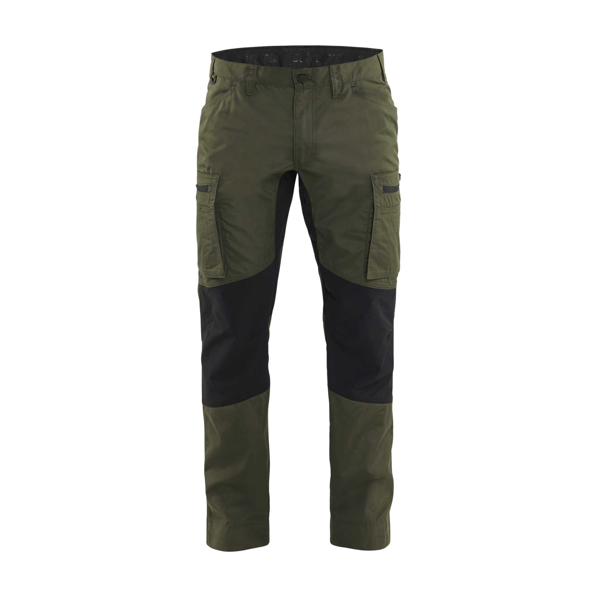 BLAKLADER 14591845 Service Trousers with Stretch Work Trousers Men - stretch panels