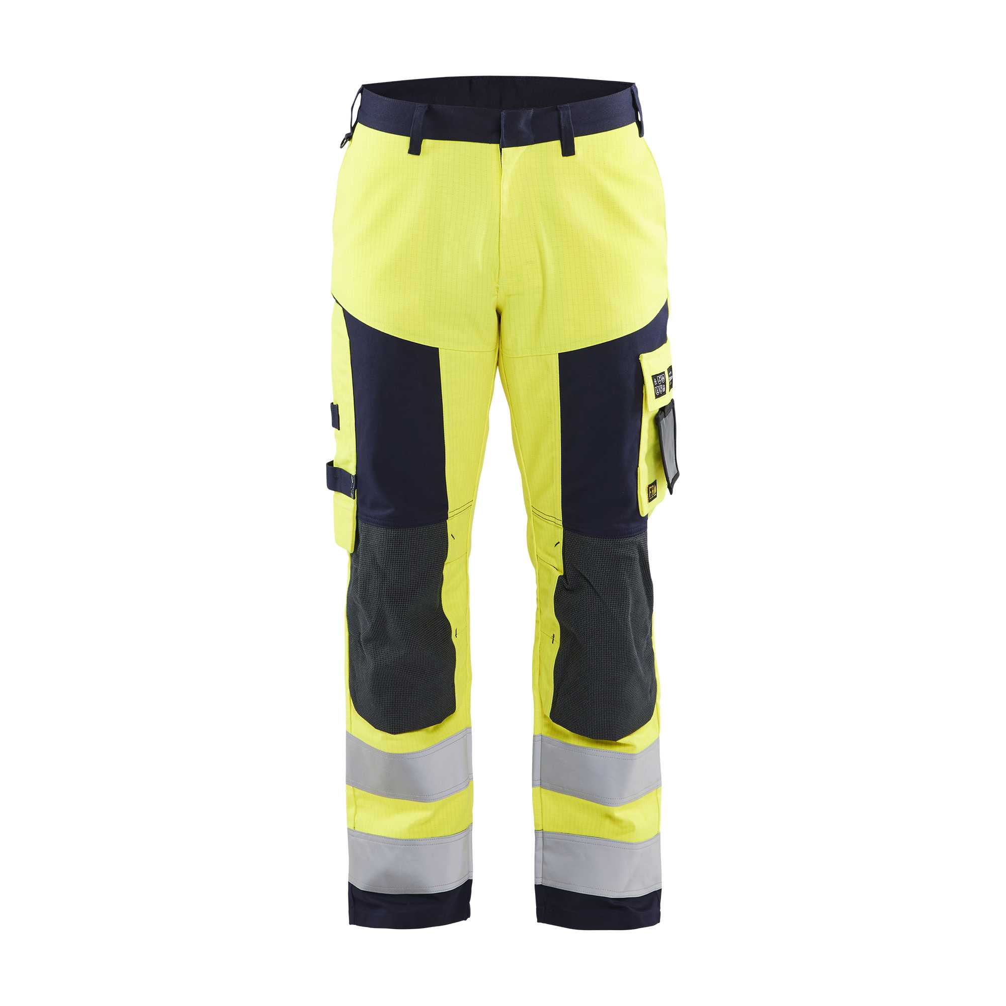 BLAKLADER 15781514 Multinorm Craftsman Trousers Hi Vis Reflective Work Trousers Men - Antistatic
