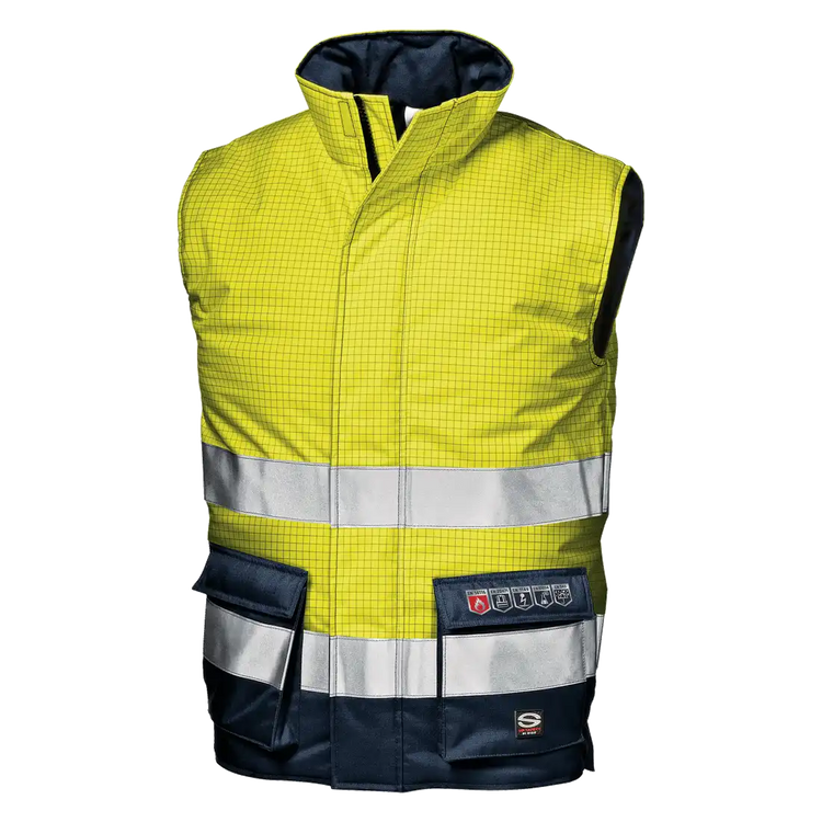 SIR SAFETY MICROLINES Hi Vis Reflective Work Vest MEN - Waterproof