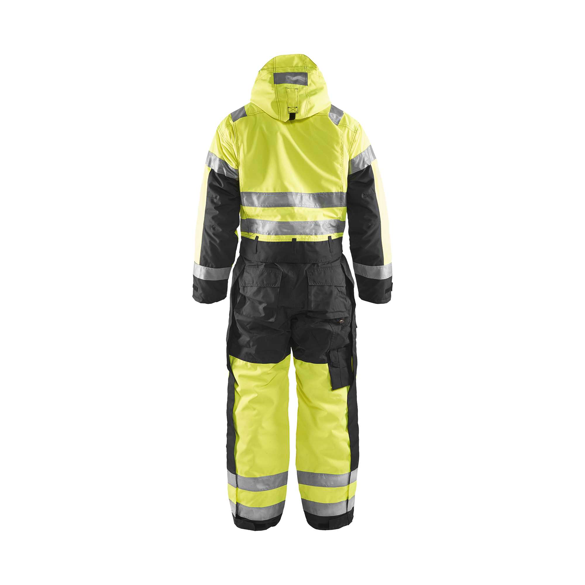 BLAKLADER 67631977 Hi Vis Winter Overall Hi Vis Reflective Work Overall Men - Waterproof