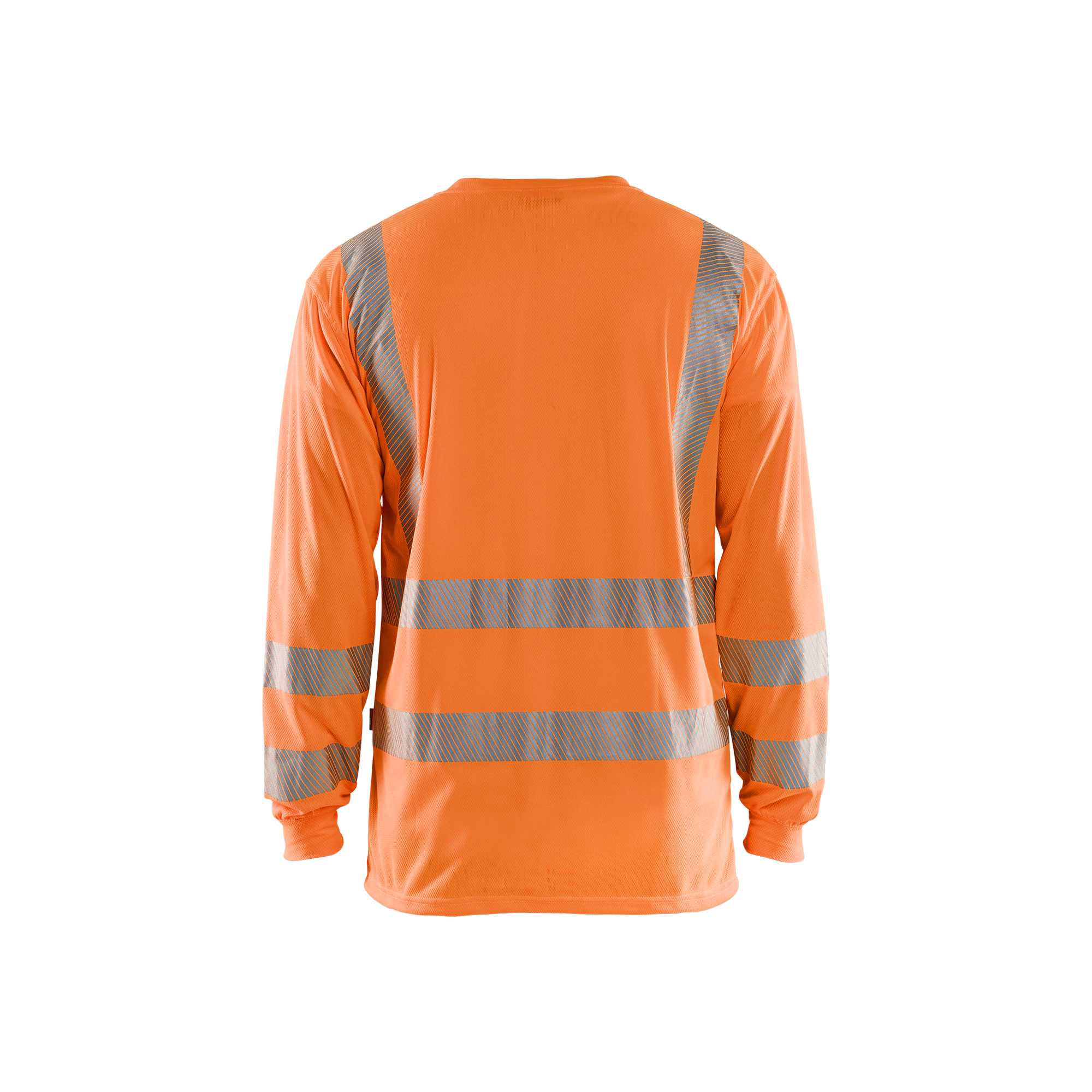BLAKLADER 33851013 Hi Vis UV Long sleeved T shirt Hi Vis Reflective Long Sleeve Work T-Shirt MEN - 100% Polyester