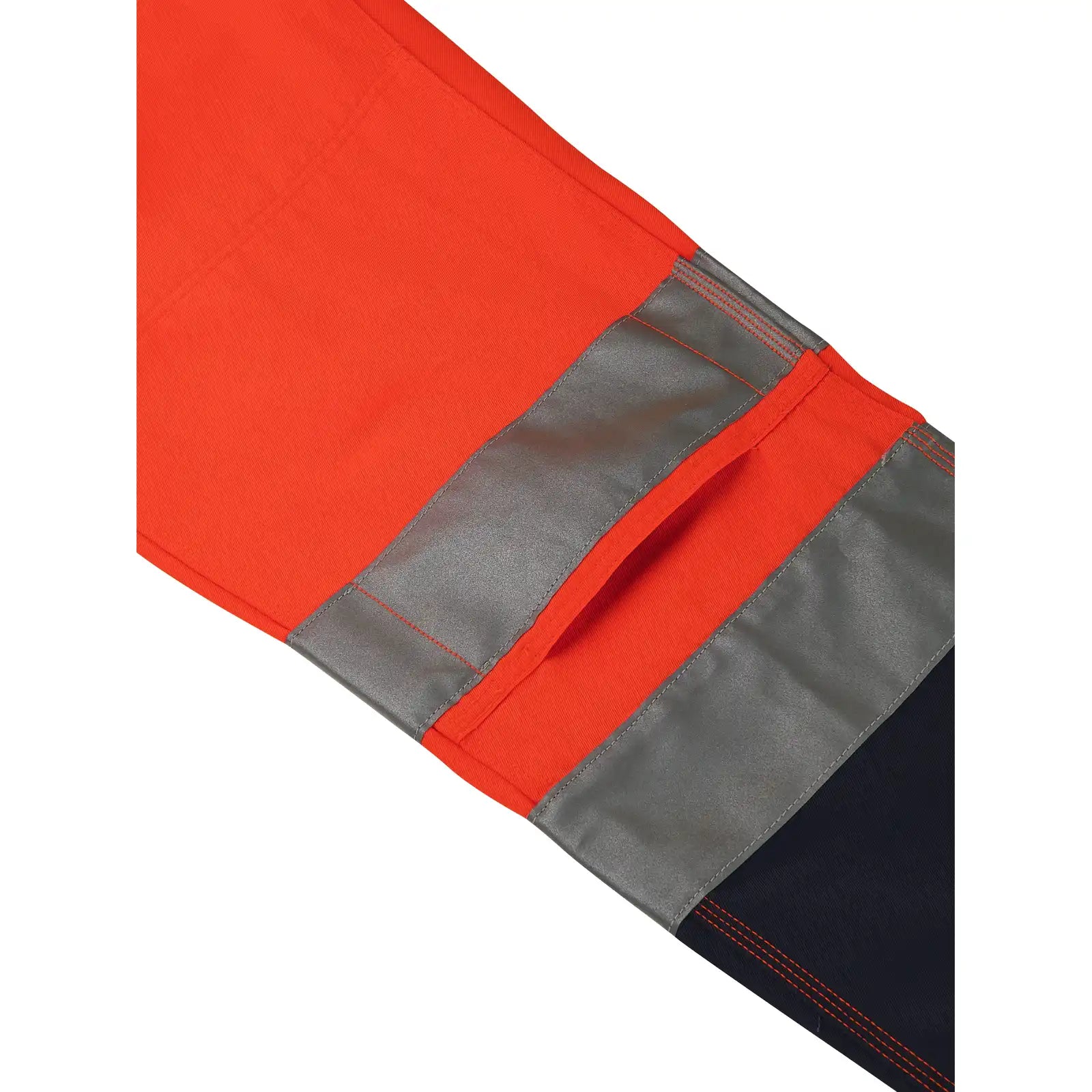 Planam Warnschutz Bundhose orange/grün 102 orange/grün - Extra Detailbild