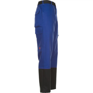 Planam Weld Shield Bundhose kornblumenblau/schwarz 102 kornblumenblau/schwarz - Produktbild ohne Model