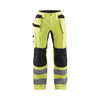 BLAKLADER 15521811 | Hi Vis Trousers with Stretch Hi Vis Reflective Work Trousers Men - Class 2 Visibility