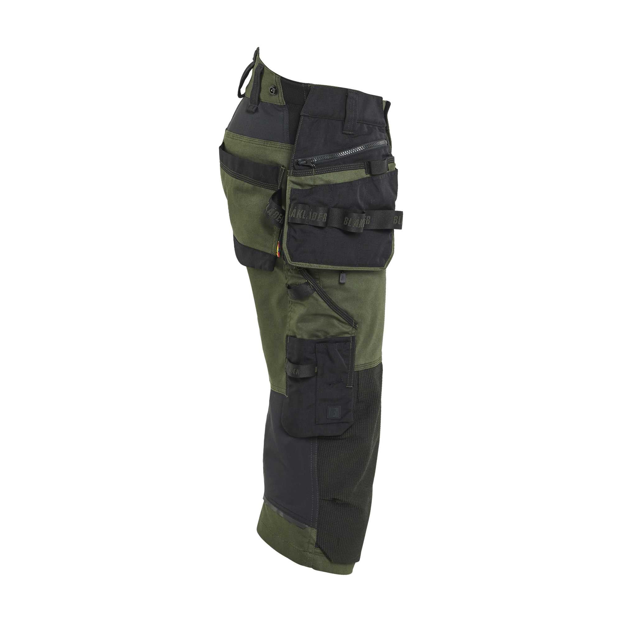 BLAKLADER 19771149 STRIKER Pirate trouser with stretch Work Pirate Bermuda Men - CORDURA Denim