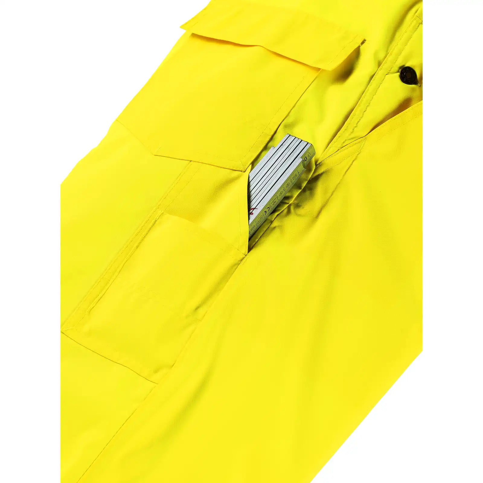 Planam Warnschutz Winterlatzhose gelb/marine 4XL gelb/marine - Extra Detailbild