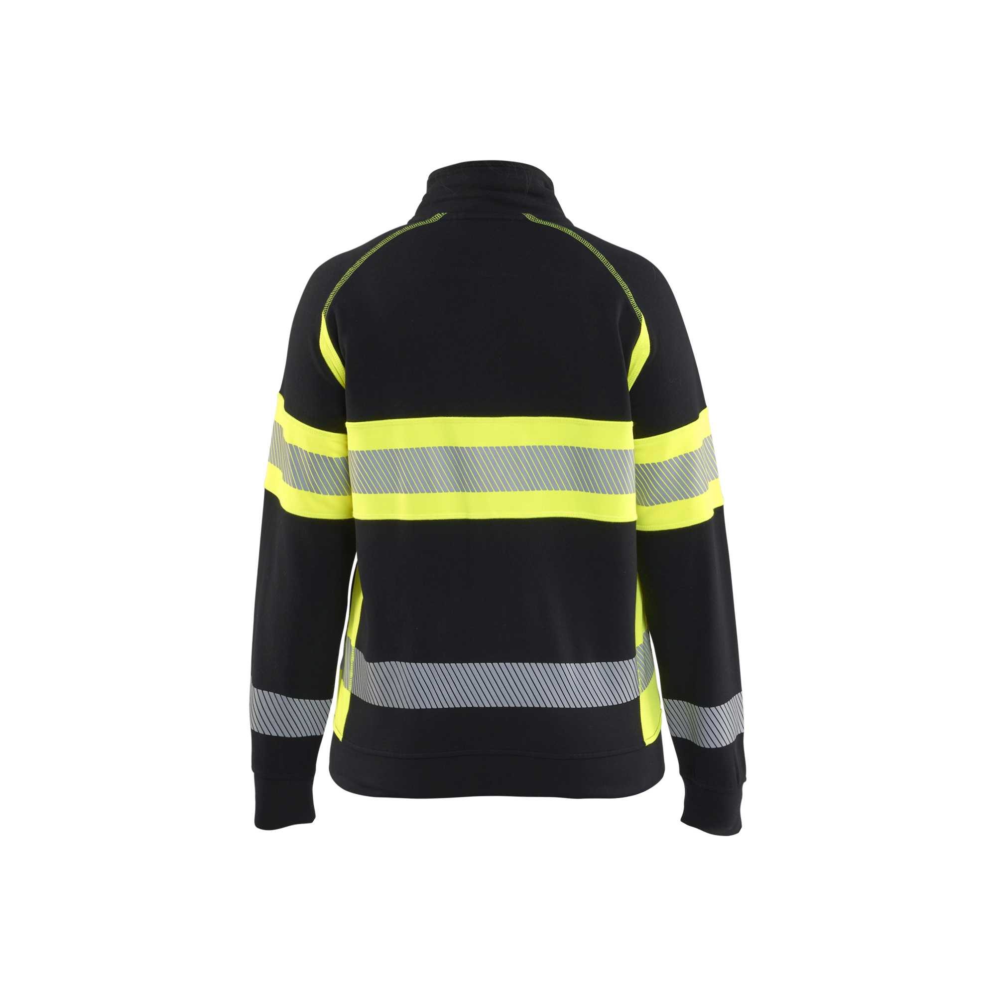 BLAKLADER 35051158 Hi Vis Reflective Full-zip Work Sweatshirt WOMEN - 100% Cotton