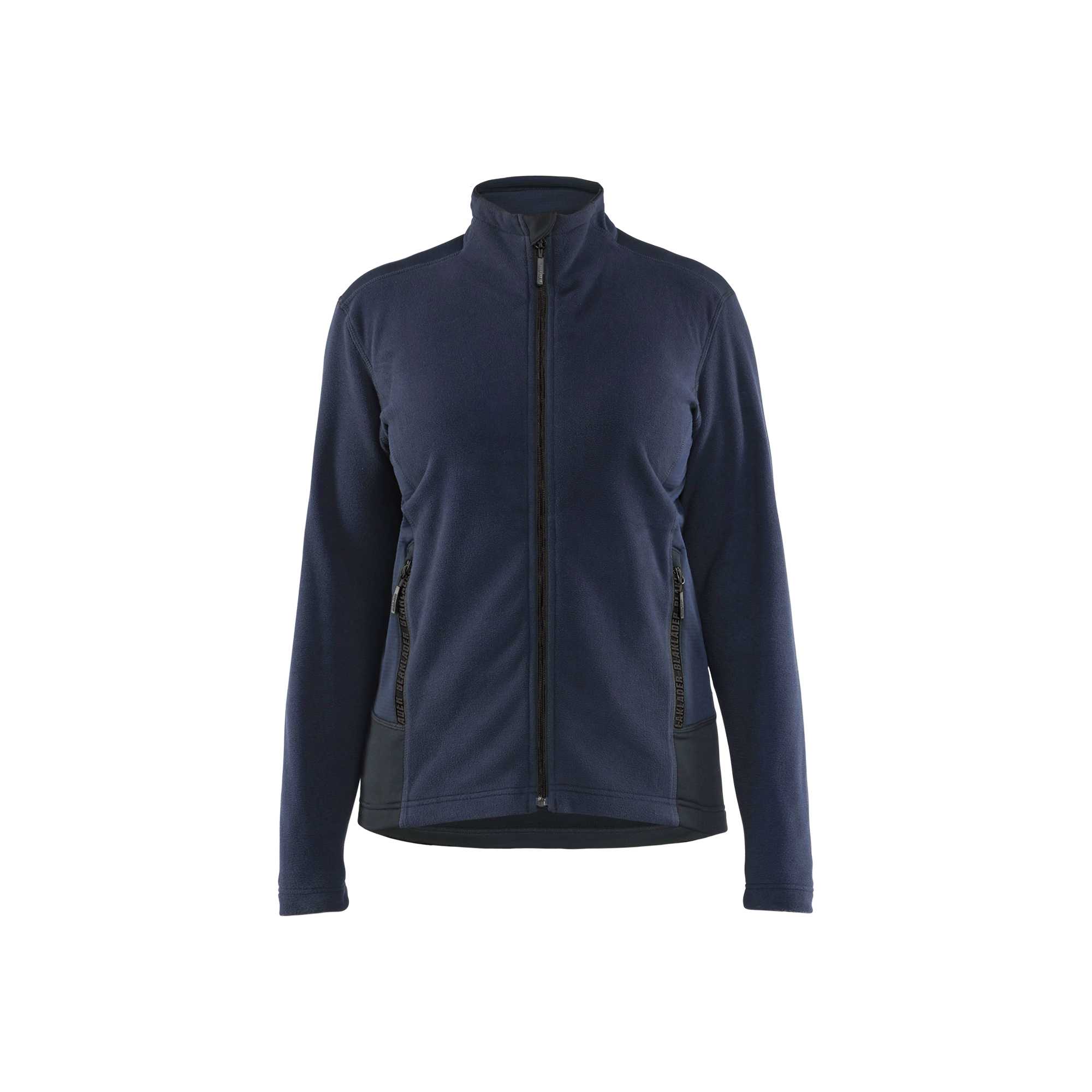 BLAKLADER 47661010 Women's Microfleece Jacket Hi Vis Reflective Work Jacket WOMEN - Antipilling