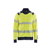 BLAKLADER 34611762 MULTINORM Hi Vis Reflective Full Zip Work Sweatshirt MEN - Flame Retardant