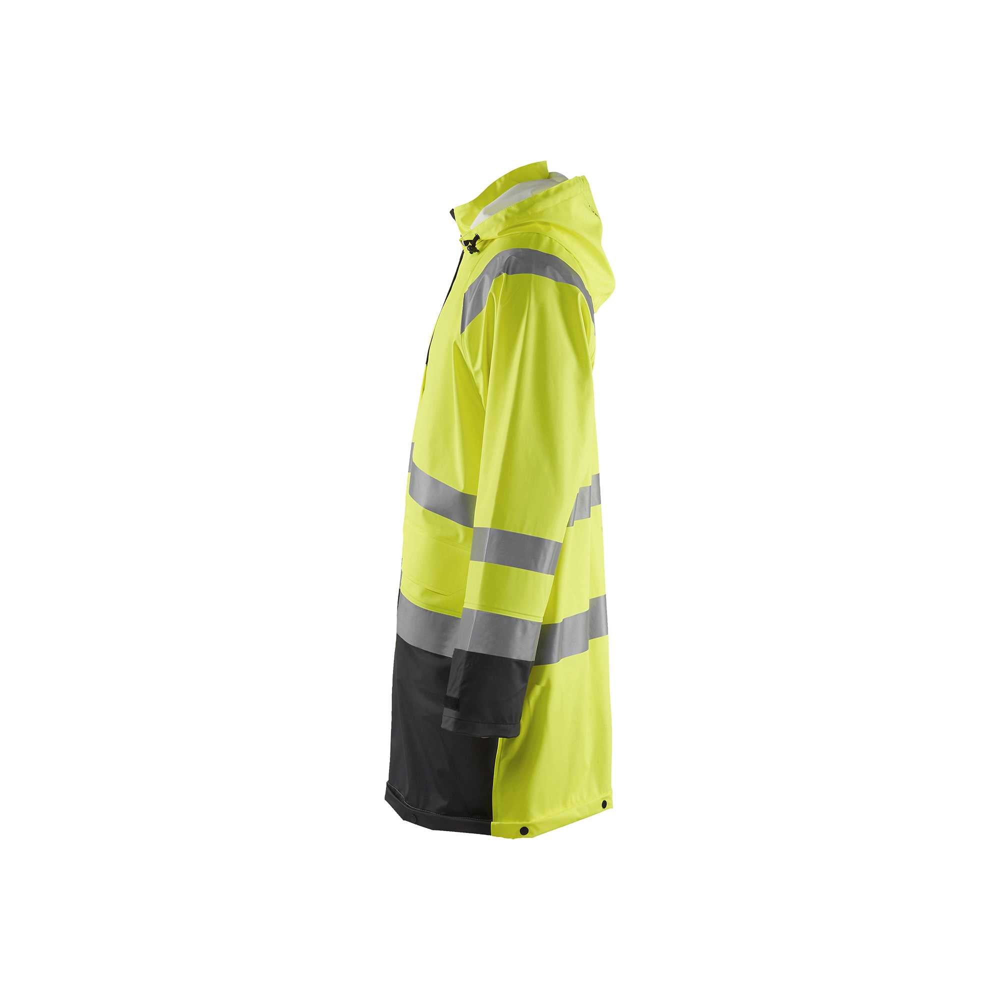 BLAKLADER 43242000 Rain Jacket Hi Vis LEVEL 1 Hi Vis Reflective Rain Jacket MEN - Waterproof