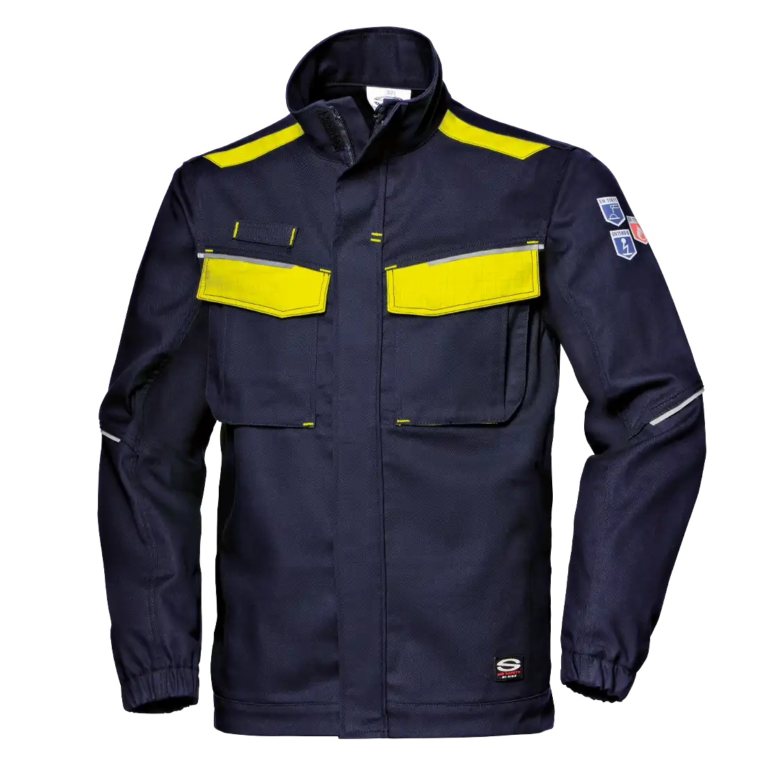 POLYTECH STRETCH JACKET - Reflective Inserts - Antistatic Properties - Flame Resistant - Image 1