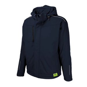 TMG Kult Worker Softshell winter jacket navy - KW-230080_Winterjacke_navy_halbvorne_1920x1920