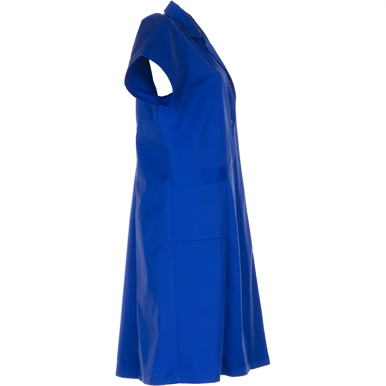 Planam Damen Mantel Baumwolle 1/4-Arm kornblumenblau 36 kornblumenblau - Produktbild ohne Model