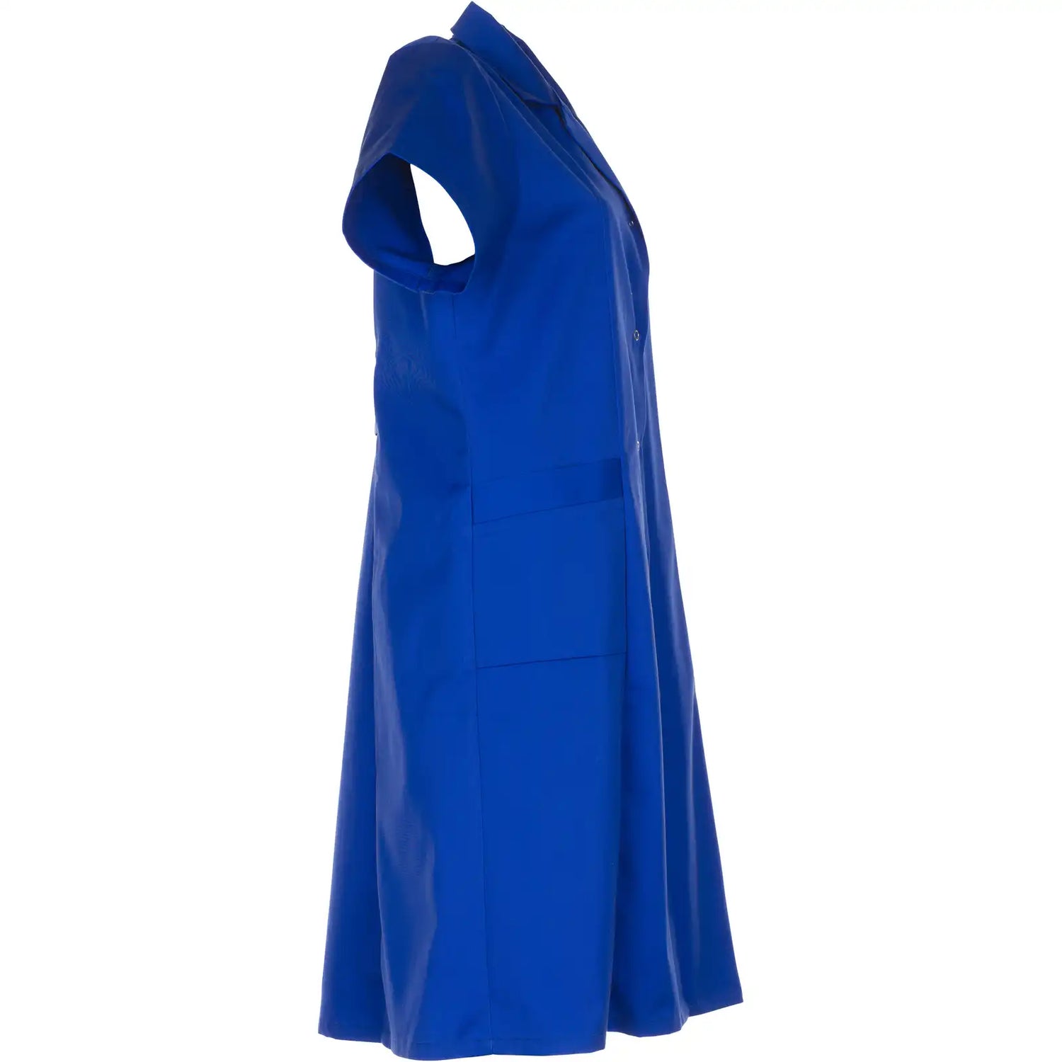 Planam Damen Mantel Baumwolle 1/4-Arm kornblumenblau 36 kornblumenblau - Produktbild ohne Model