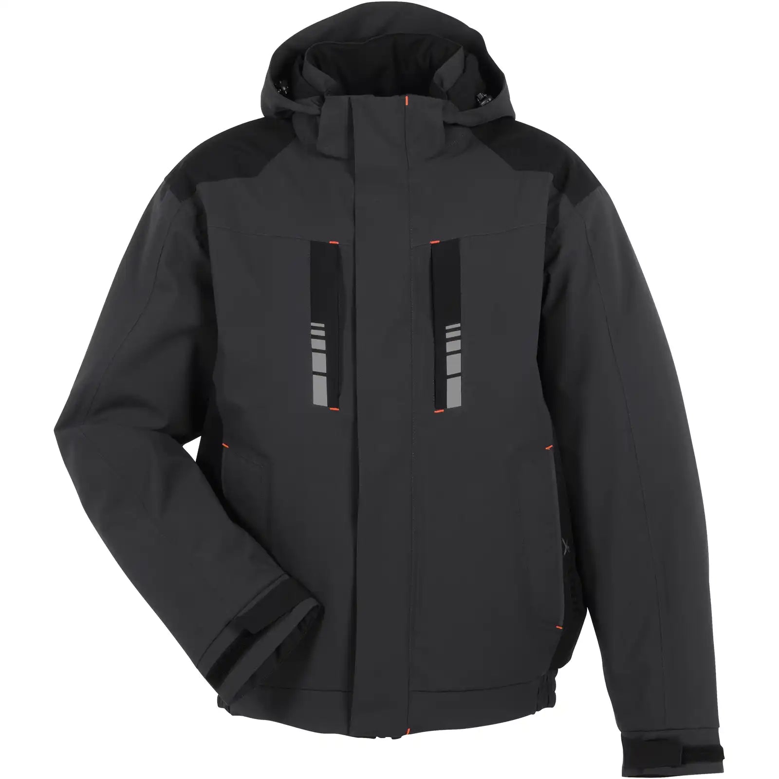 Planam Moto Winterjacke grau/schwarz S grau/schwarz - Vorschaubild
