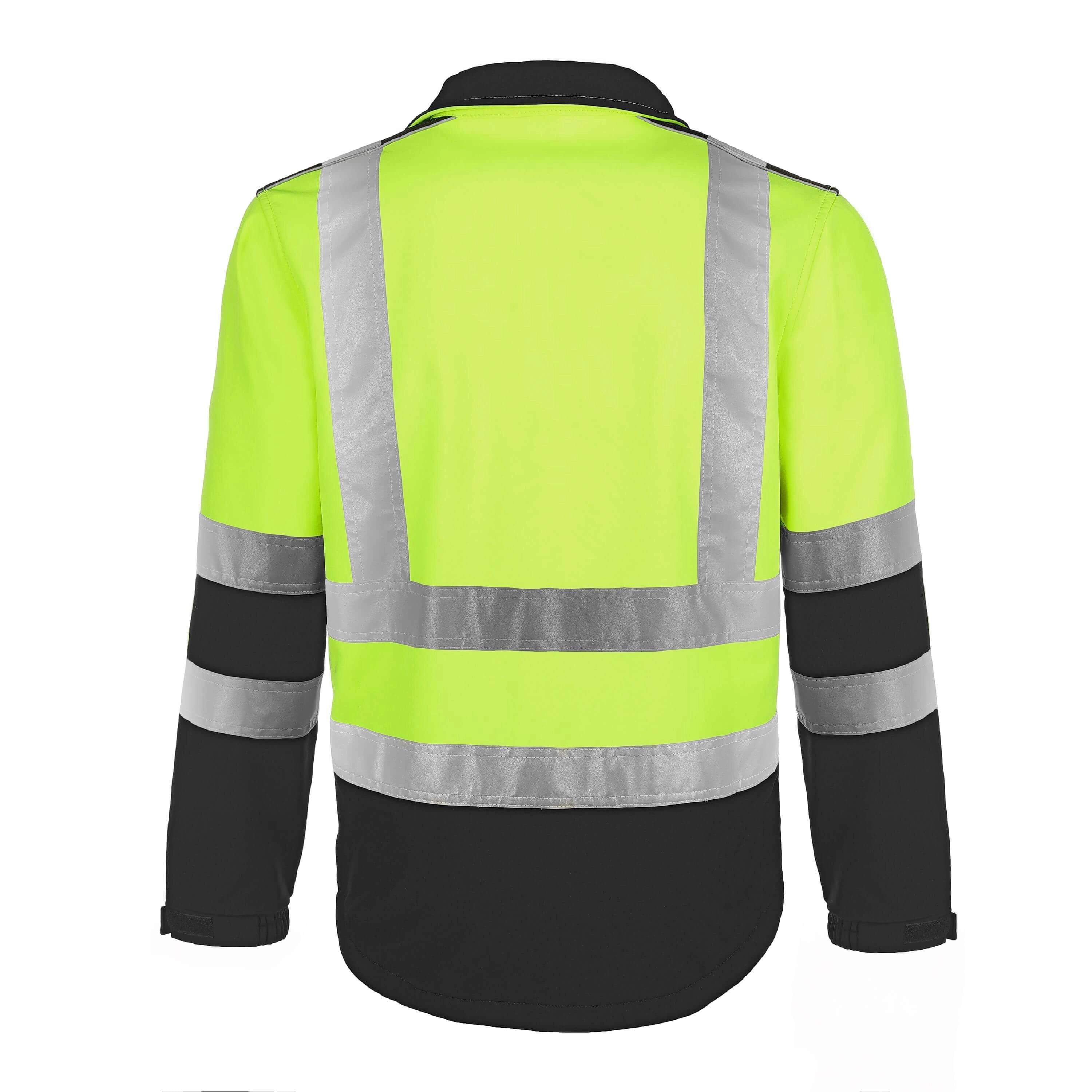 TMG Night Reflex Softshell jacket yellow - Softshell_Gelb_02