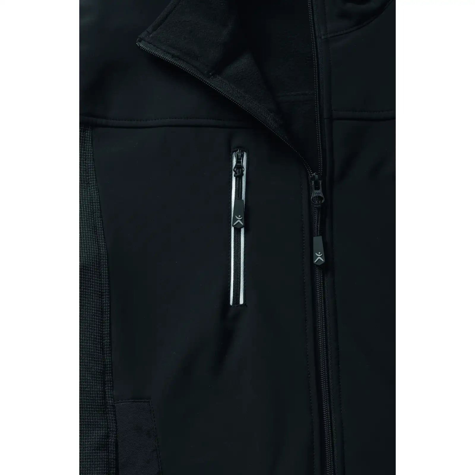 Planam Norit Herren Pure Softshelljacke schwarz 102 schwarz - Extra Detailbild