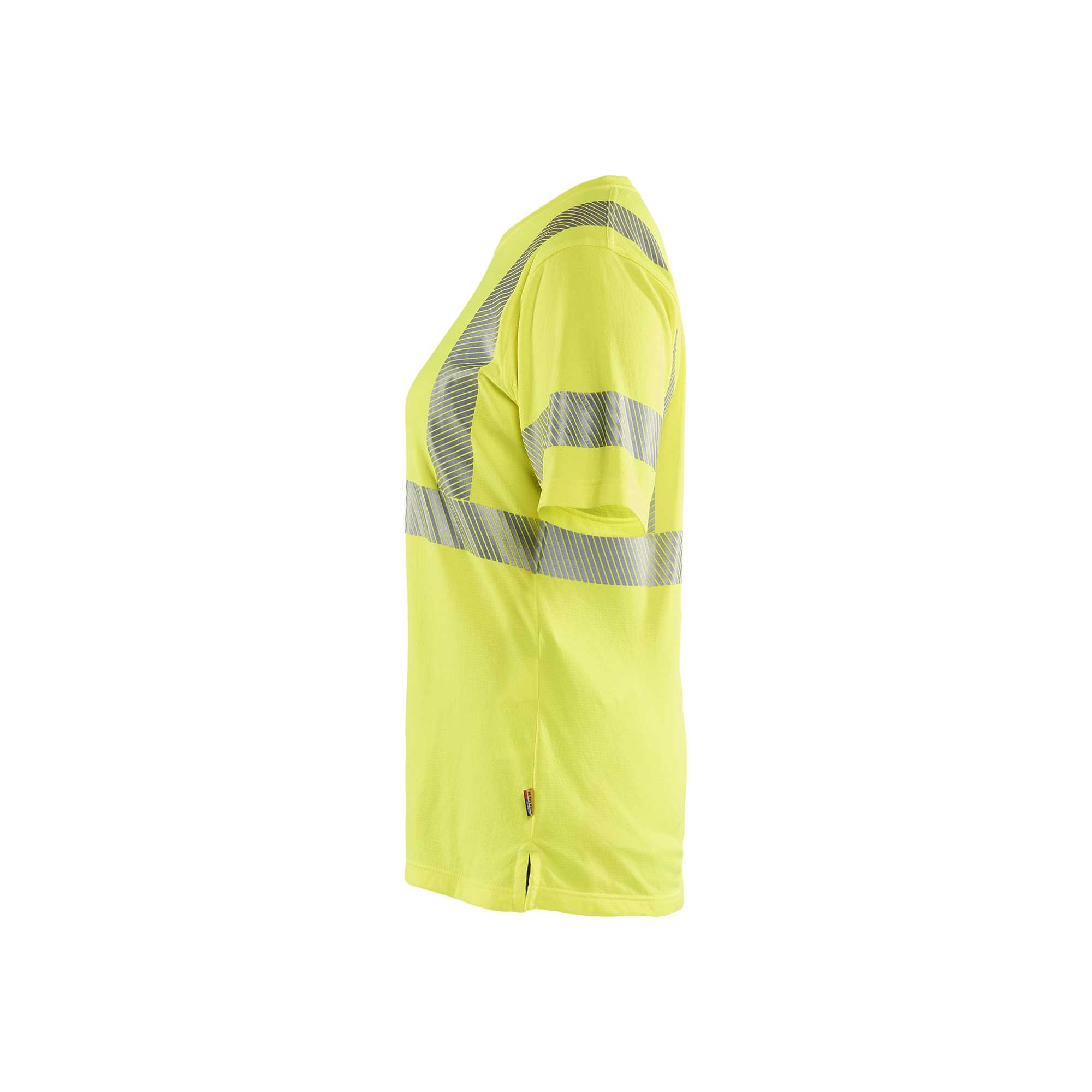 BLAKLADER 35022537 Women's Hi vis T shirt Hi Vis Reflective Short Sleeve Work T-Shirt WOMEN - 55% Polyester
