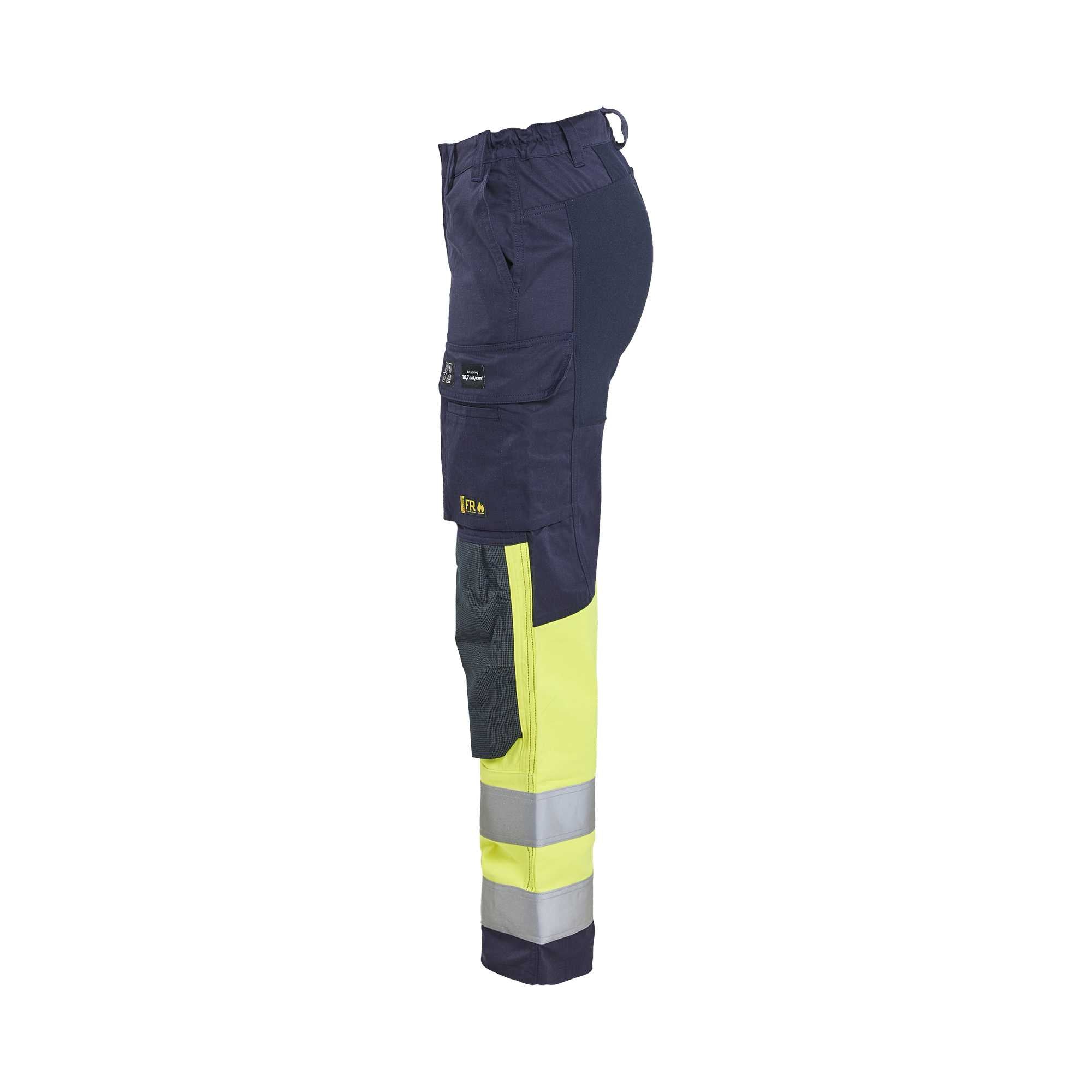 BLAKLADER 71871512 | Women's Multinorm inherent trousers with stretch Hi Vis Reflective Work Trousers Women - Ripstop Fabric