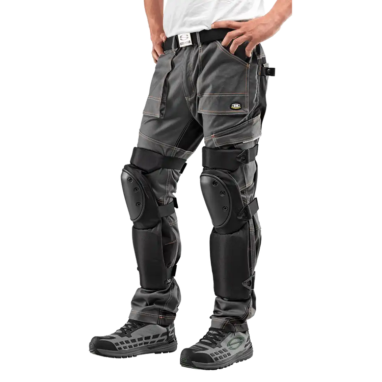 TIBIA SAFE Knee Pad - Impact Protection - Adjustable Elastic Bands - EVA Foam
