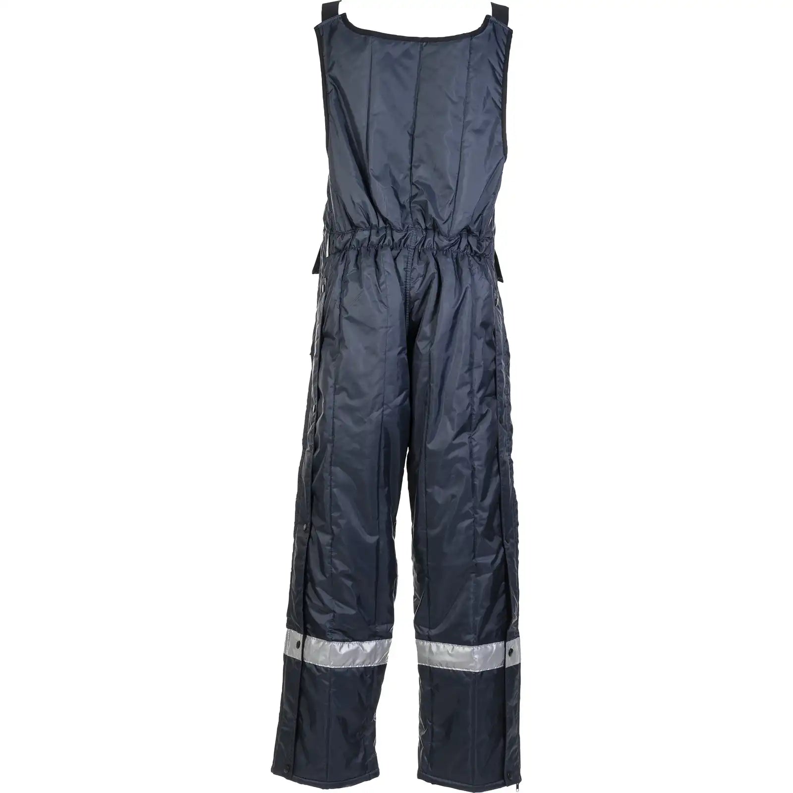 Planam Kühl-/Gefrierhaus Gefrierhaus Latzhose marine/kornblumenblau L marine, Innenfutter kornblumenblau - Produktbild ohne Model