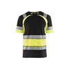 BLAKLADER 34211030 Hi Vis T shirt Hi Vis Reflective Short Sleeve Work T-Shirt MEN - 100% Cotton