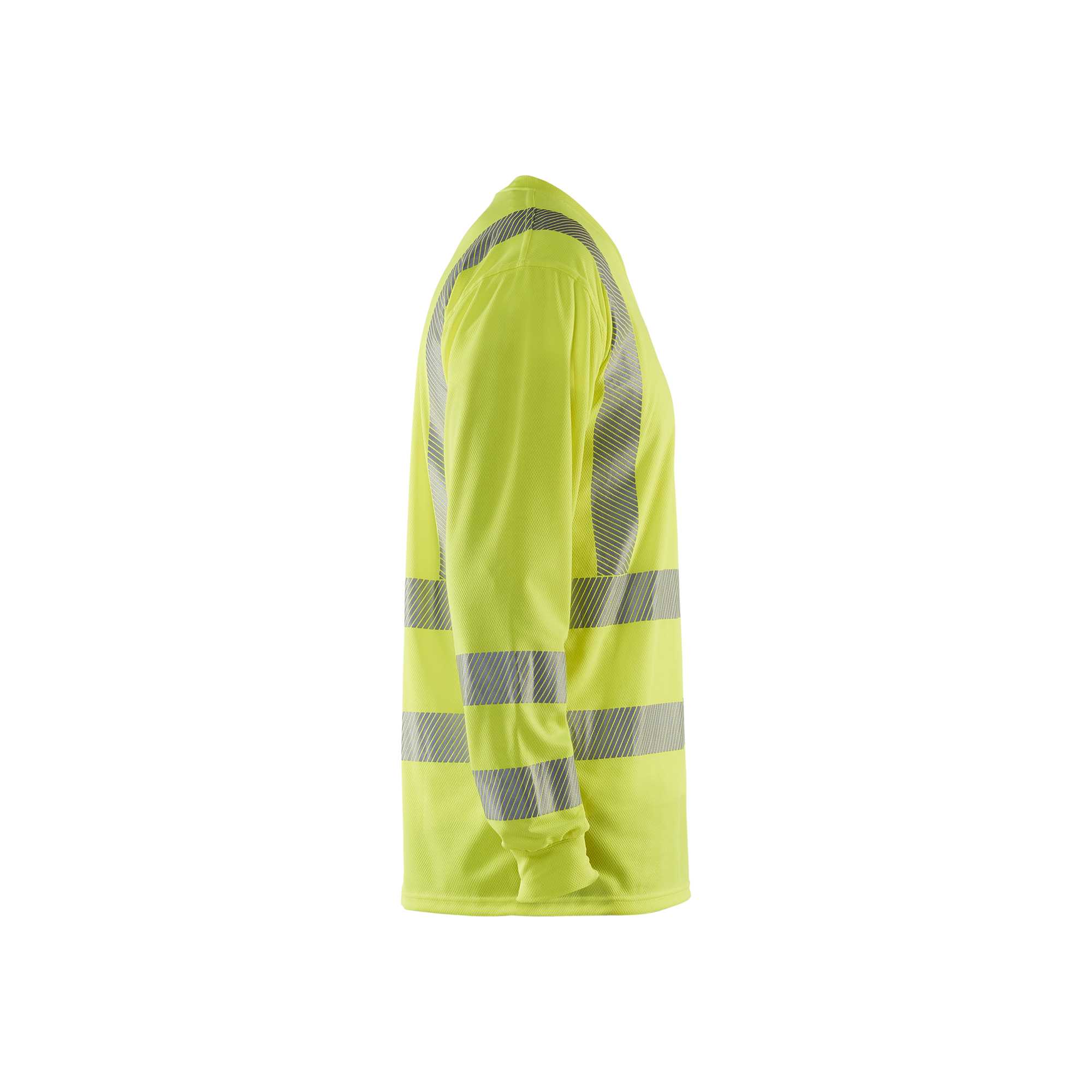 BLAKLADER 33851013 Hi Vis UV Long sleeved T shirt Hi Vis Reflective Long Sleeve Work T-Shirt MEN - 100% Polyester