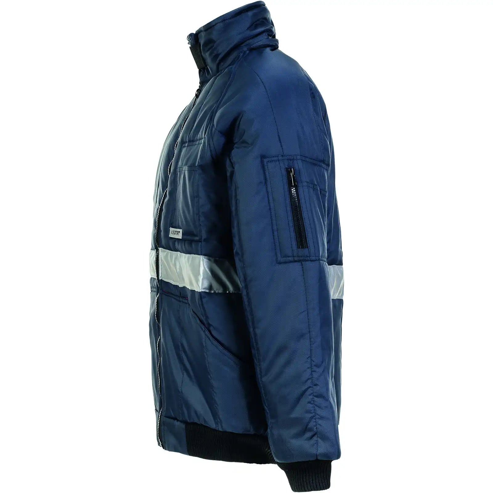 Planam Kühl-/Gefrierhaus Kühlhaus Blouson marine, Innenfutter rot S marine, Innenfutter rot - Produktbild ohne Model