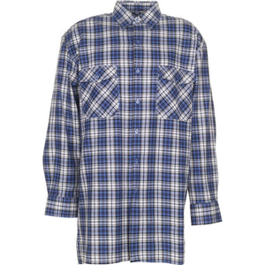 Planam Hemden Flanell-Hemd 2001 blau kariert 37/38 blau kariert - Vorschaubild